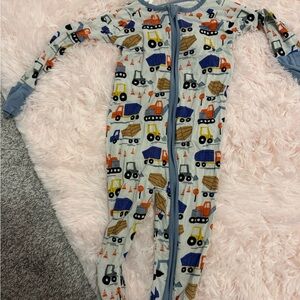 Little Sleepies heavy equipment size 12-18 months